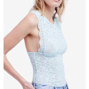Free People Sure Thang Lace Tank